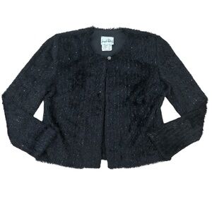 Joseph Ribkoff Black & Silver Lightweight Jacket